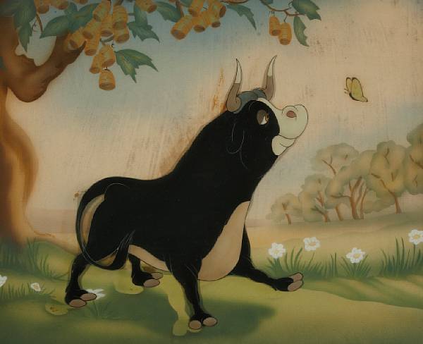 Appraisal: A Walt Disney celluloid from Ferdinand the Bull gouache on