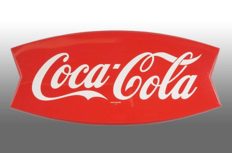 Appraisal: Tin Coca-Cola Die-Cut Sign Description Beautiful and unused sign Only