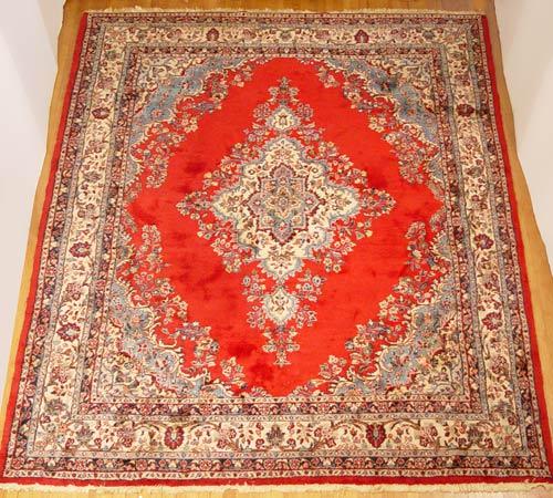 Appraisal: IRANIAN HAND TIED WOOL CARPET Approx ' '' x '