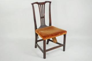 Appraisal: American Chippendale Mahogany Side Chair American Chippendale mahogany side chair