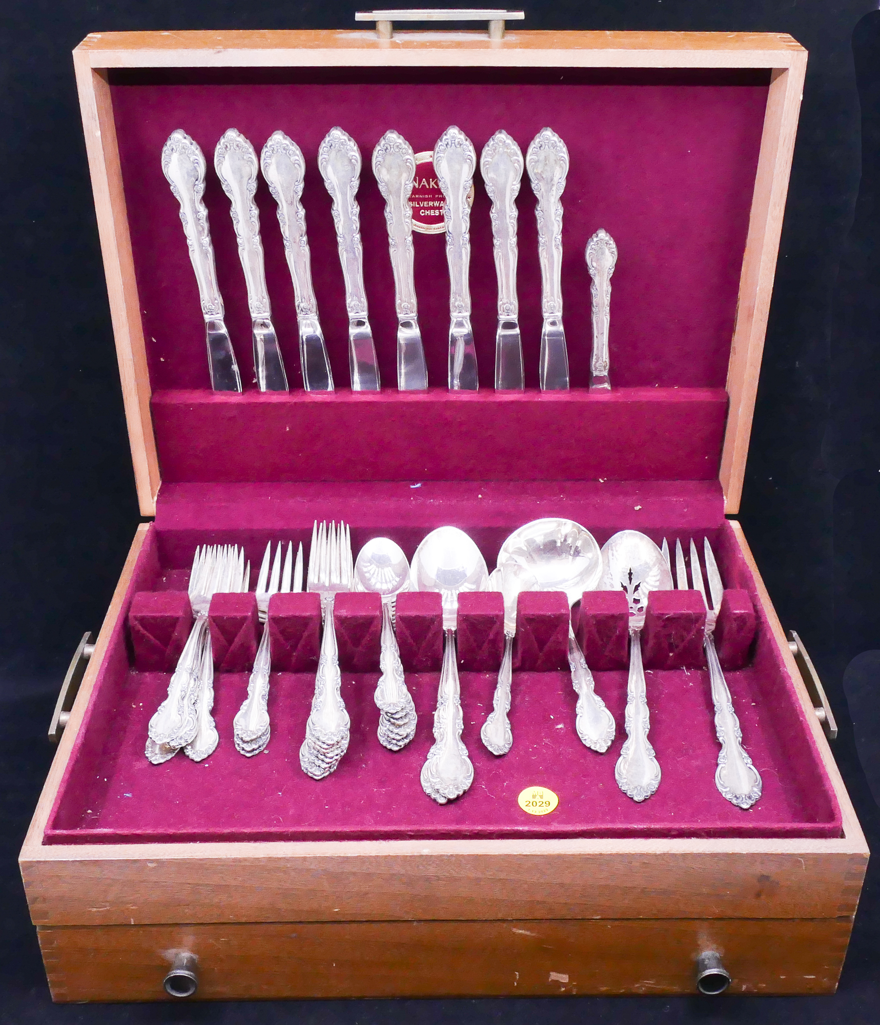 Appraisal: pc Oneida Heirloom Sterling Flatware- g TW Filled Handles