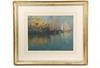 Appraisal: PASTEL - 'McLoon's Wharf Rockland Maine' by William Partridge Burpee