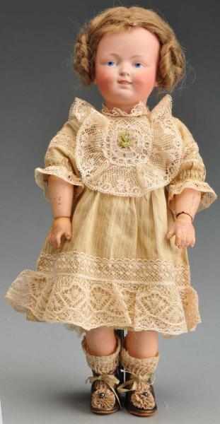 Appraisal: Desirable Kestner Character Doll Description German bisque socket head light