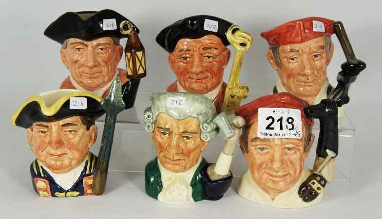 Appraisal: Royal Doulton Small Character Jugs from the Williamsburg Series Bootmaker