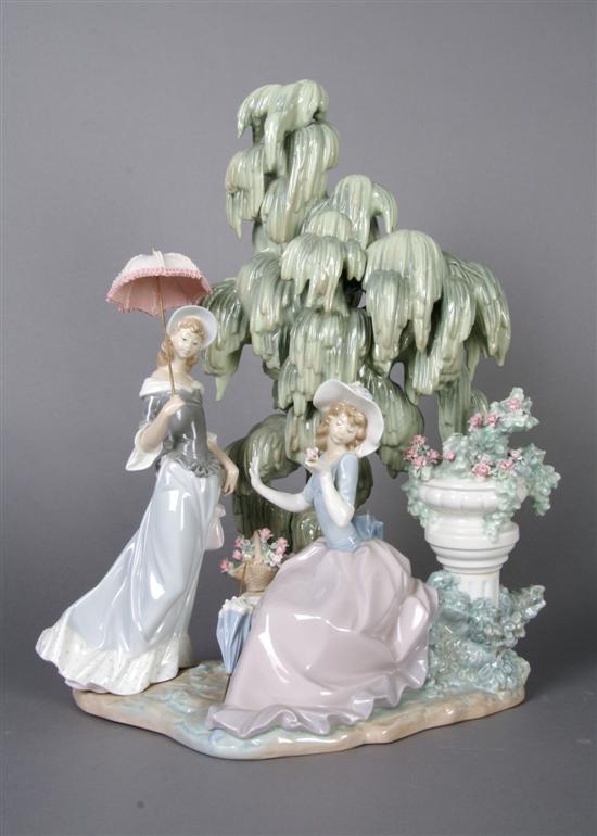 Appraisal: A Lladro Figural Group Height inches