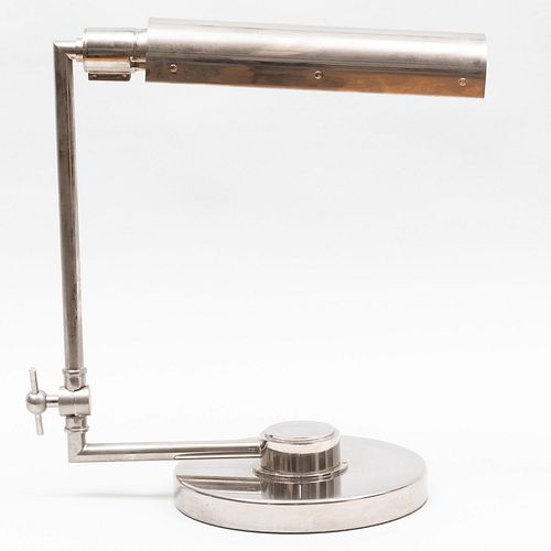 Appraisal: AERO CHROME DESK LAMP x x in overall Condition Expected