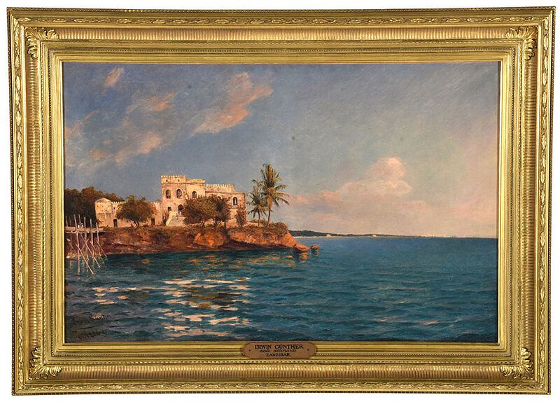 Appraisal: Erwin Carl Wilhelm G nther German - View of Zanzibar