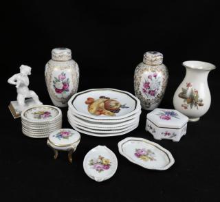 Appraisal: Assorted Rosenthal Porcelain Items pieces Rosenthal porcelain including two ginger