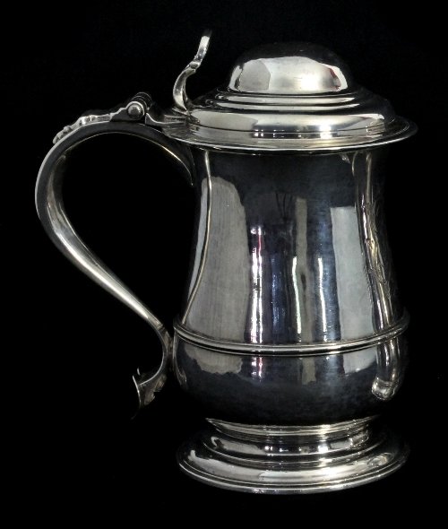 Appraisal: A George III silver tankard Francis Crump London of bellied