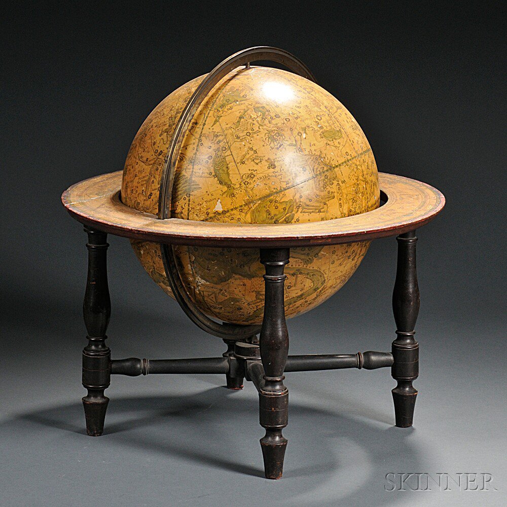 Appraisal: -inch Celestial Globe Marked T Harris Son th century with