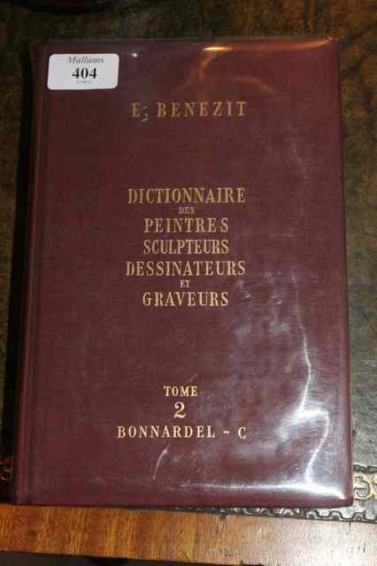 Appraisal: BOOKS E Benezit - Dictionnaire de Peintres Sculpteurs Dessinateurs et