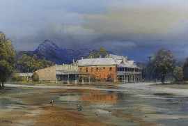 Appraisal: Kenneth Jack - Between Showers The Rock NSW pastel signed