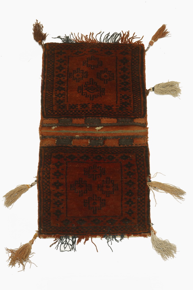 Appraisal: BALUCH SADDLE BAGS - '- X ' Northeast Persia second