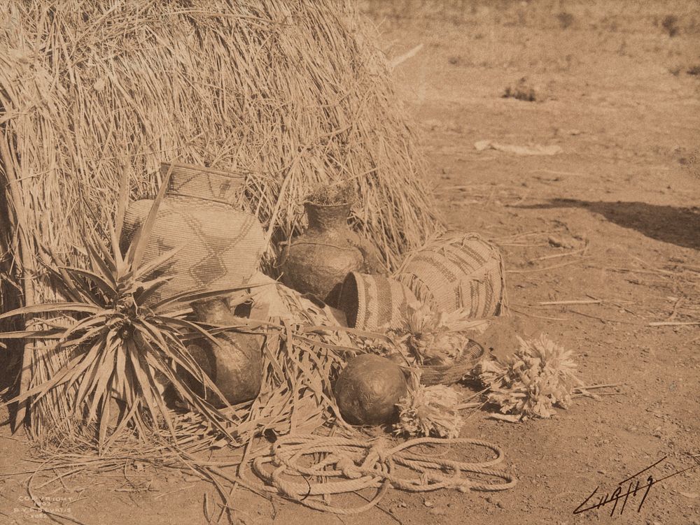 Appraisal: Edward Curtis Apache Still Life Edward S Curtis - Apache