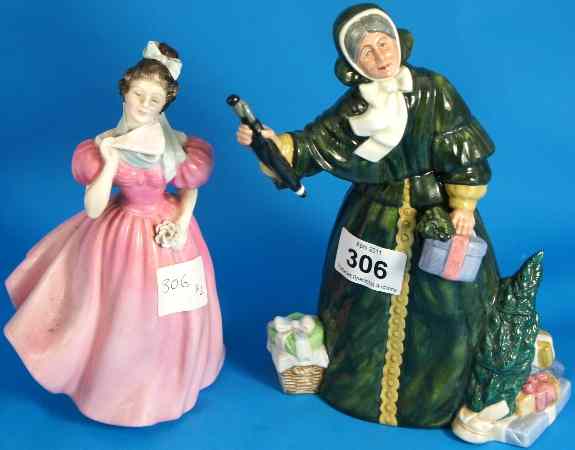 Appraisal: Doulton Figurines Christmas Parcels HN and Camellia HN