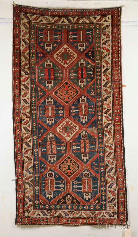 Appraisal: Karabagh Rug South Caucasus late th century some black oxidation