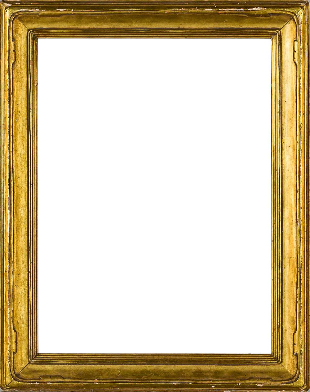 Appraisal: AMERICAN IMPRESSIONIST FRAME American th th Century Rabbet size -