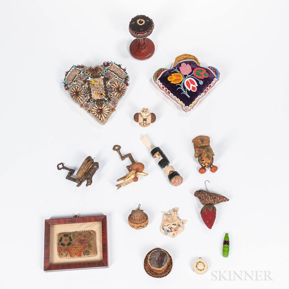 Appraisal: Fifteen Sewing Items Fifteen Sewing Items th early th century