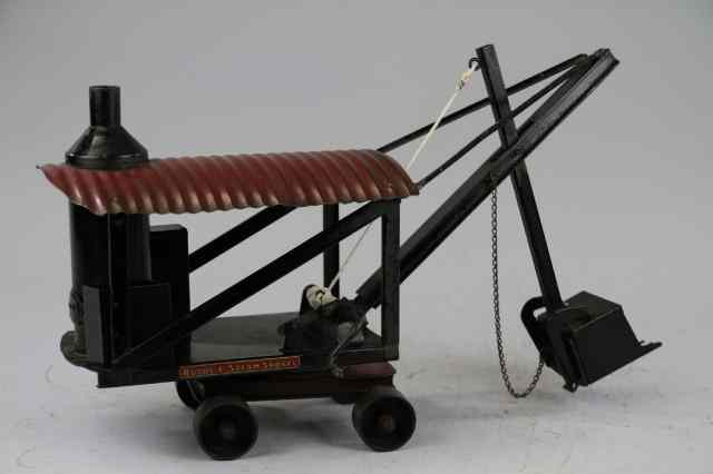 Appraisal: BUDDY 'L' STEAM SHOVEL C 's pressed steel vertical boiler