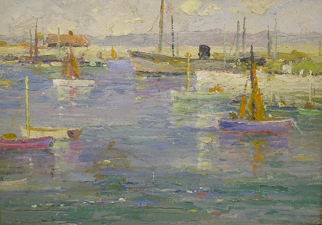 Appraisal: By F J Alliott exh - - fishing boat within