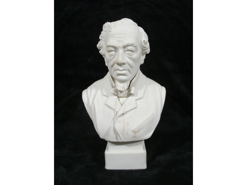 Appraisal: Parian Bust of Disraeli by Robinson Leadbeater fine quality parian