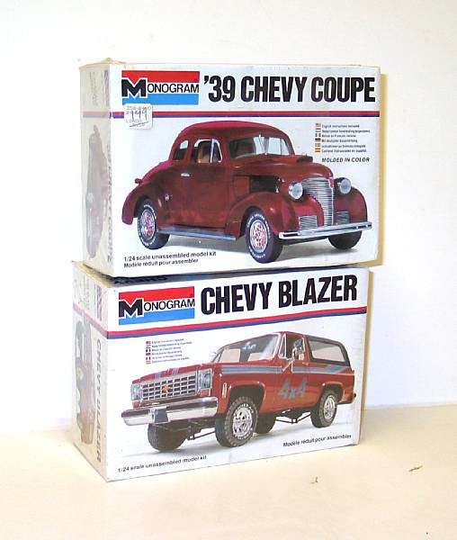 Appraisal: Chevrolet plastic model kits Lot of assorted th scale boxed