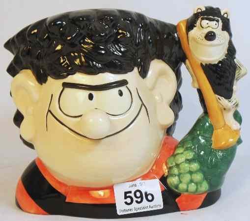 Appraisal: Royal Doulton Large Character Jug Dennis and Gnasher D with