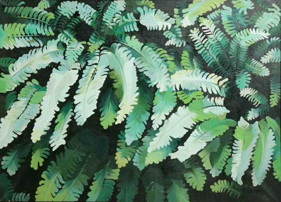 Appraisal: Lowell Blair Nesbitt American - Fern Signed L Nesbitt titled