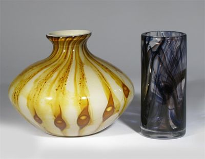 Appraisal: A Whitefriars Studio Range glass vase designed by Peter Wheeler