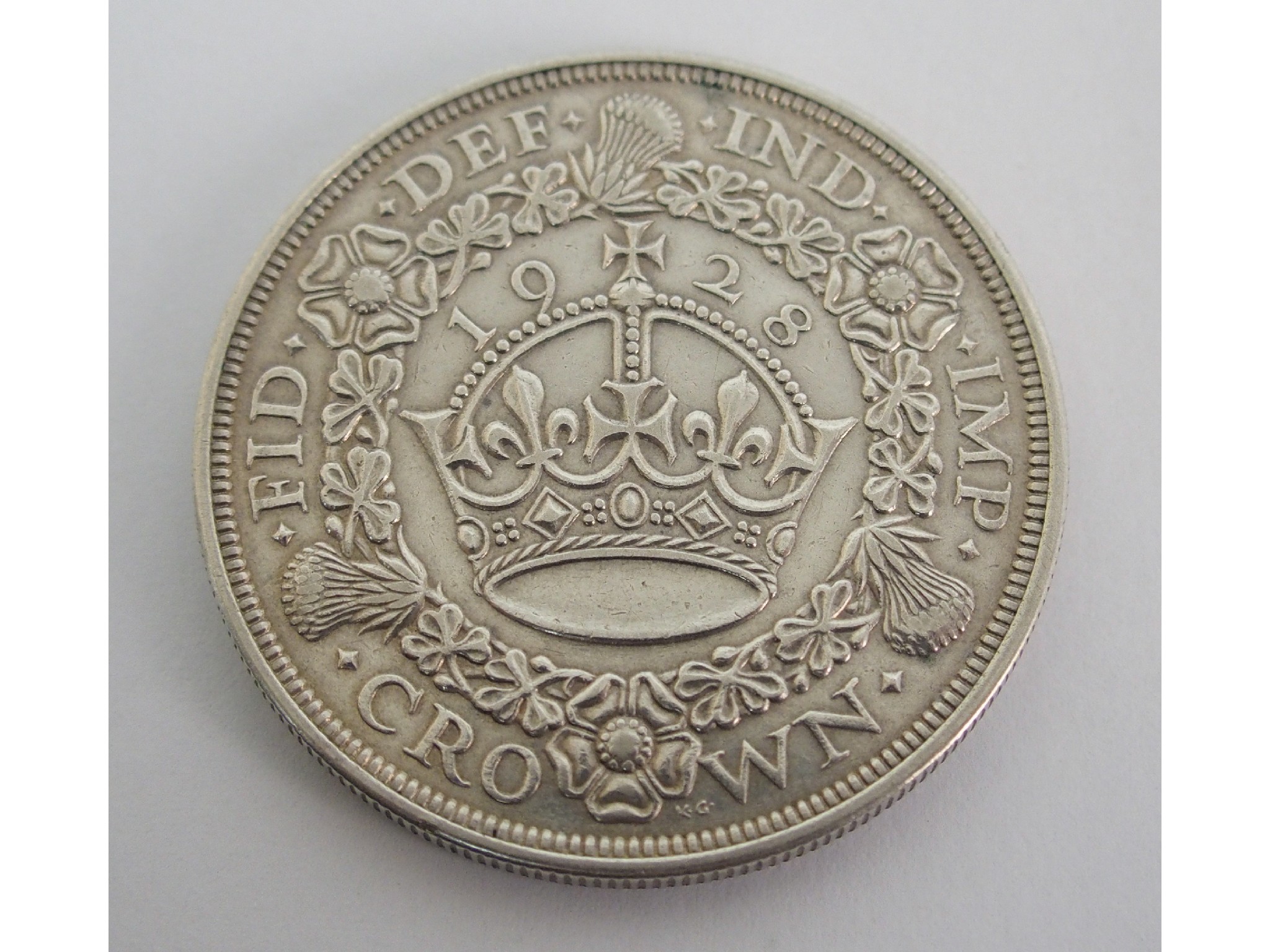 Appraisal: George V wreath type Crownvery fine condition