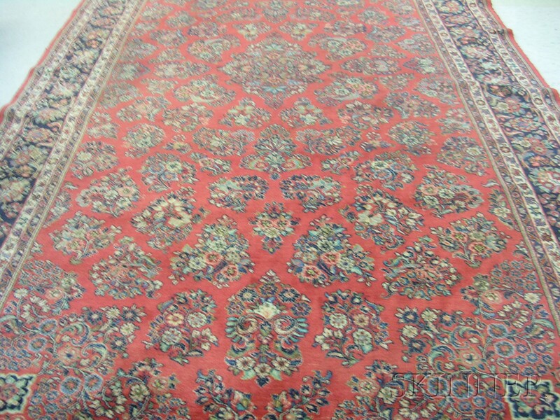 Appraisal: Sarouk Carpet West Persia second quarter th century slight edge