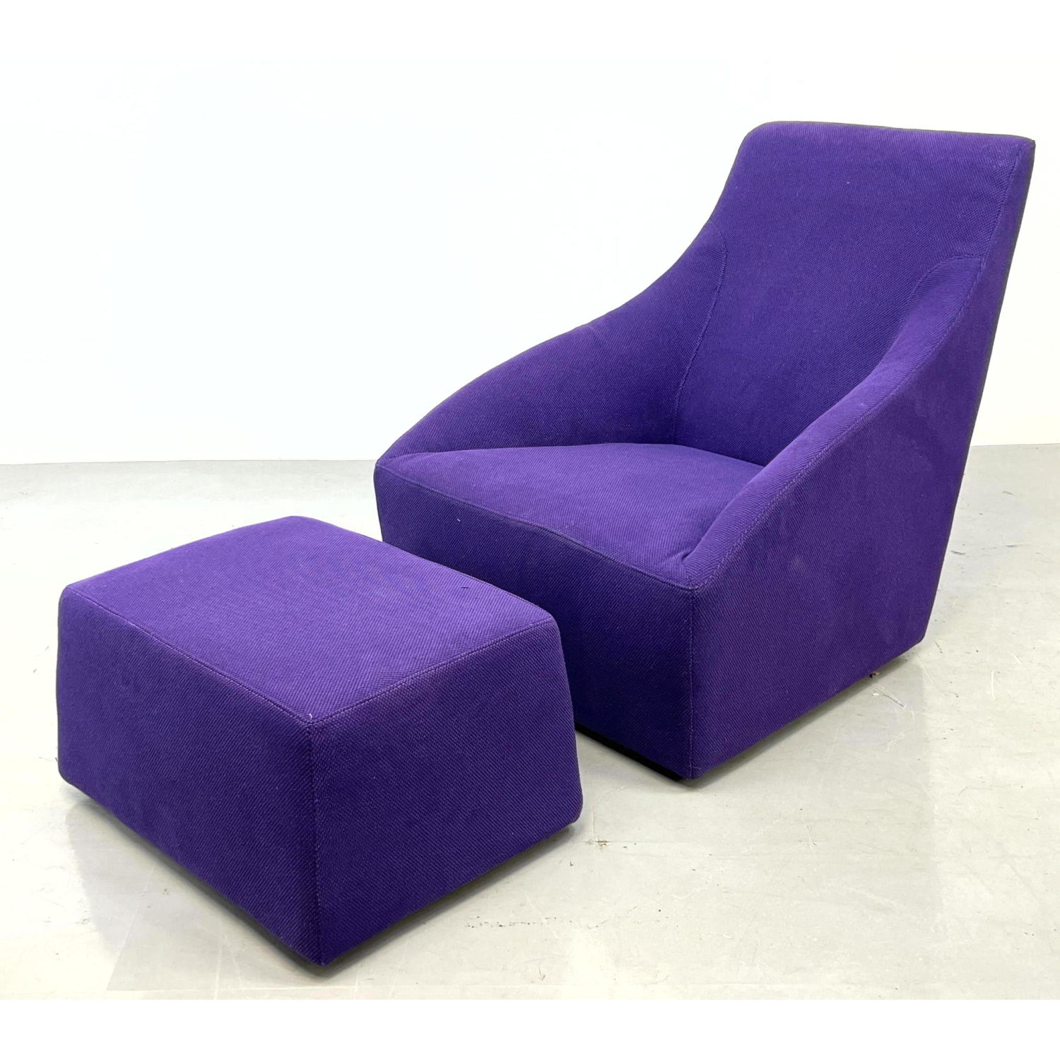 Appraisal: Molteri and C Doda Lounge Chair and Ottoman by Ferruccio