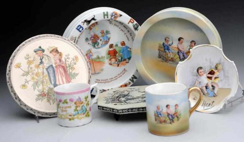 Appraisal: Lot of Children s China Serving pieces are German Matching