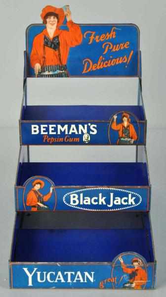 Appraisal: Tin Beeman's Pepsin Gum Display Rack Description Beautiful and scarce