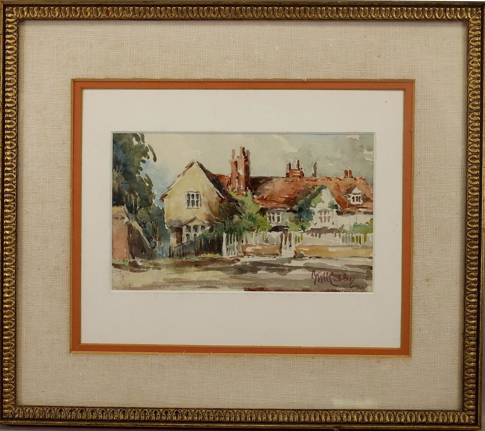 Appraisal: William Harold Cubley - William Harold Cubley - Watercolor With