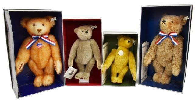 Appraisal: lot of German Steiff limited-edition mohair teddy bears each housed