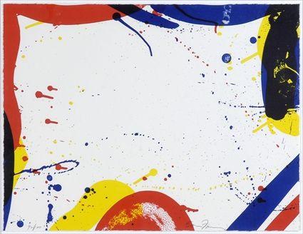 Appraisal: SAM FRANCIS - UNTITLED FROM PORTFOLIO Serigraph on paper x