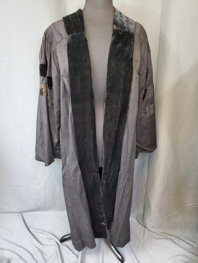 Appraisal: Vintage CE Ward Co Doctor Graduation Gown with a small