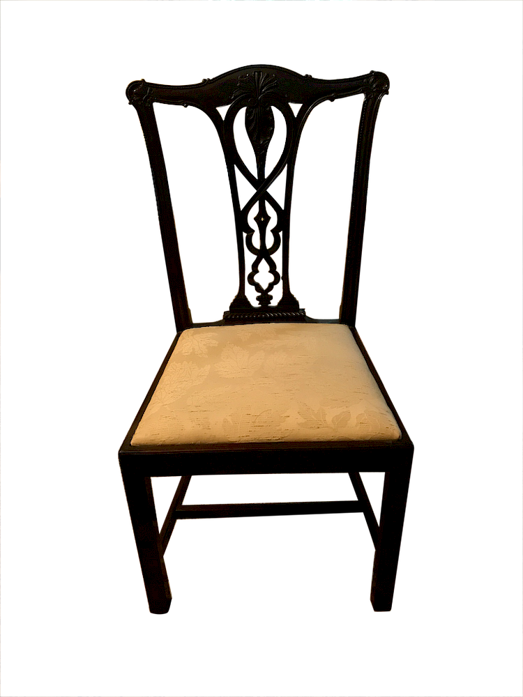 Appraisal: American Chippendale Chair American Chippendale Side Chair American Chippendale side