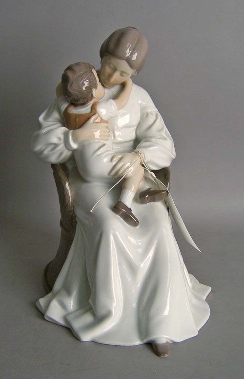 Appraisal: B G Copenhagen figure of a mother and child h