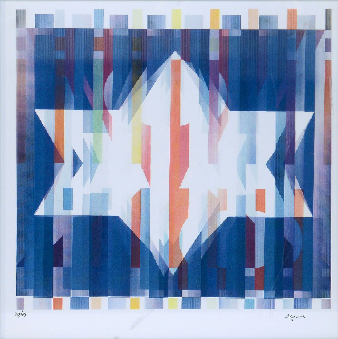 Appraisal: AGAM Yaacov Gipstein ''Birth of a Star'' Mixed Media Lithograph