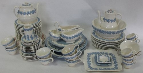 Appraisal: A part Wedgwood Queen's ware tea and coffee service decorated