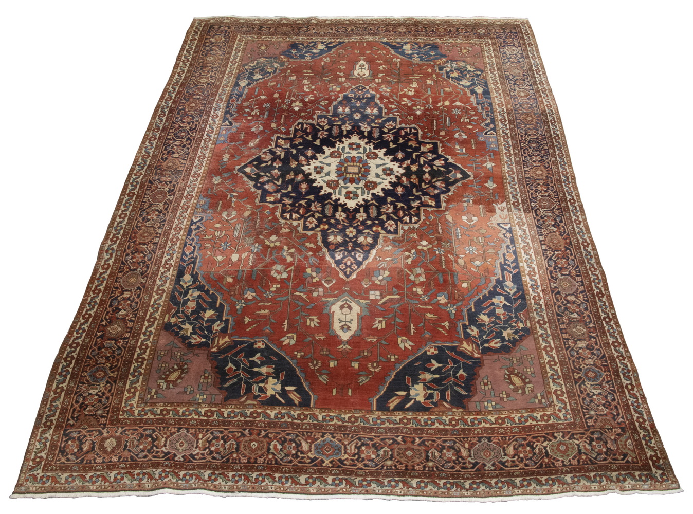 Appraisal: FEREGHAN-SAROUK CARPET ' X ' West Persia early th Century