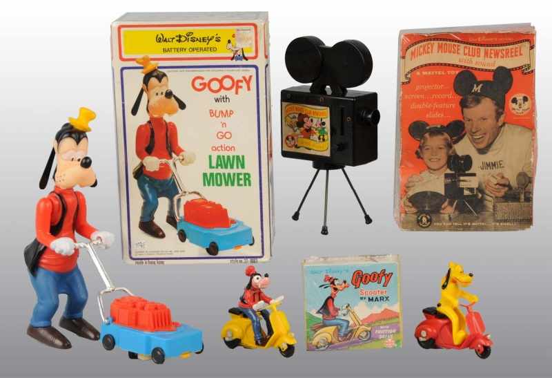 Appraisal: Lot of Plastic Walt Disney Toys Description Includes one friction