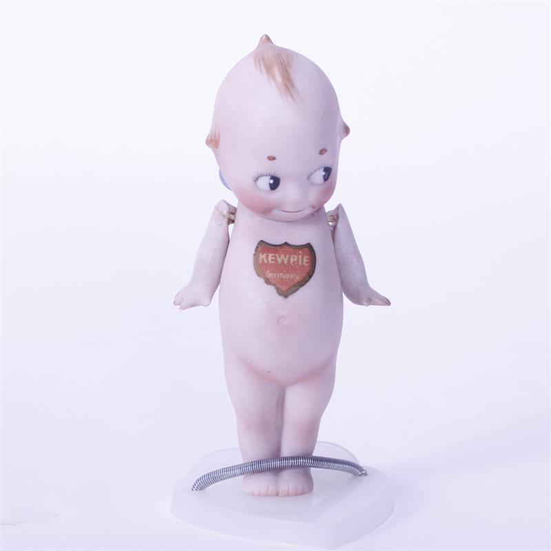 Appraisal: Rose O'Neill German Bisque Kewpie Doll with Jointed Arms Signed