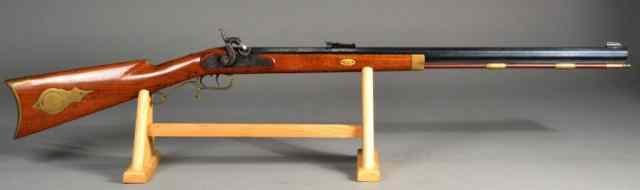 Appraisal: Thompson Center Arms MusketSerial number a finely decorated walnut stock