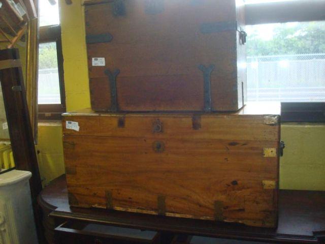 Appraisal: Antique Trunks From a Rye home - x x high