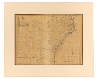 Appraisal: th Century Map of Carolinas and Georgia Bowen Emanuel Bowen