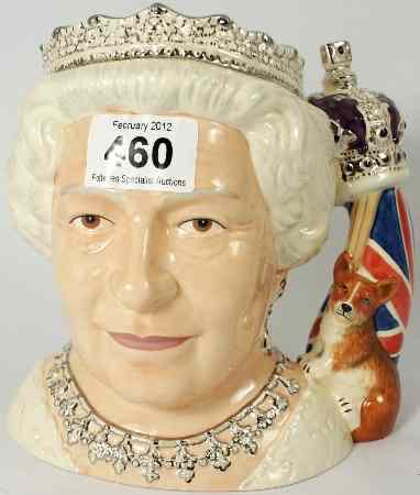 Appraisal: Royal Doulton Character Jug Queen Elizabeth II D in original