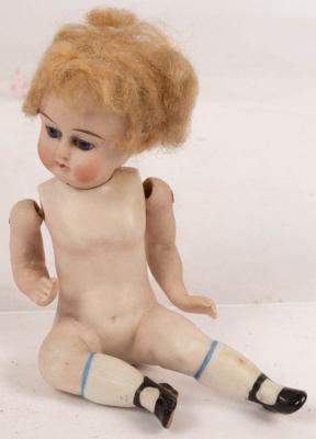 Appraisal: A French bisque doll with jointed arms cm high